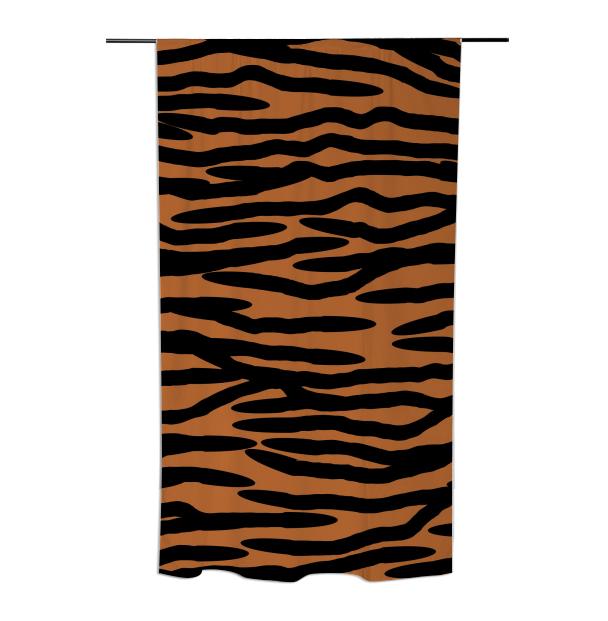 Tiger Skin Pattern Curtain