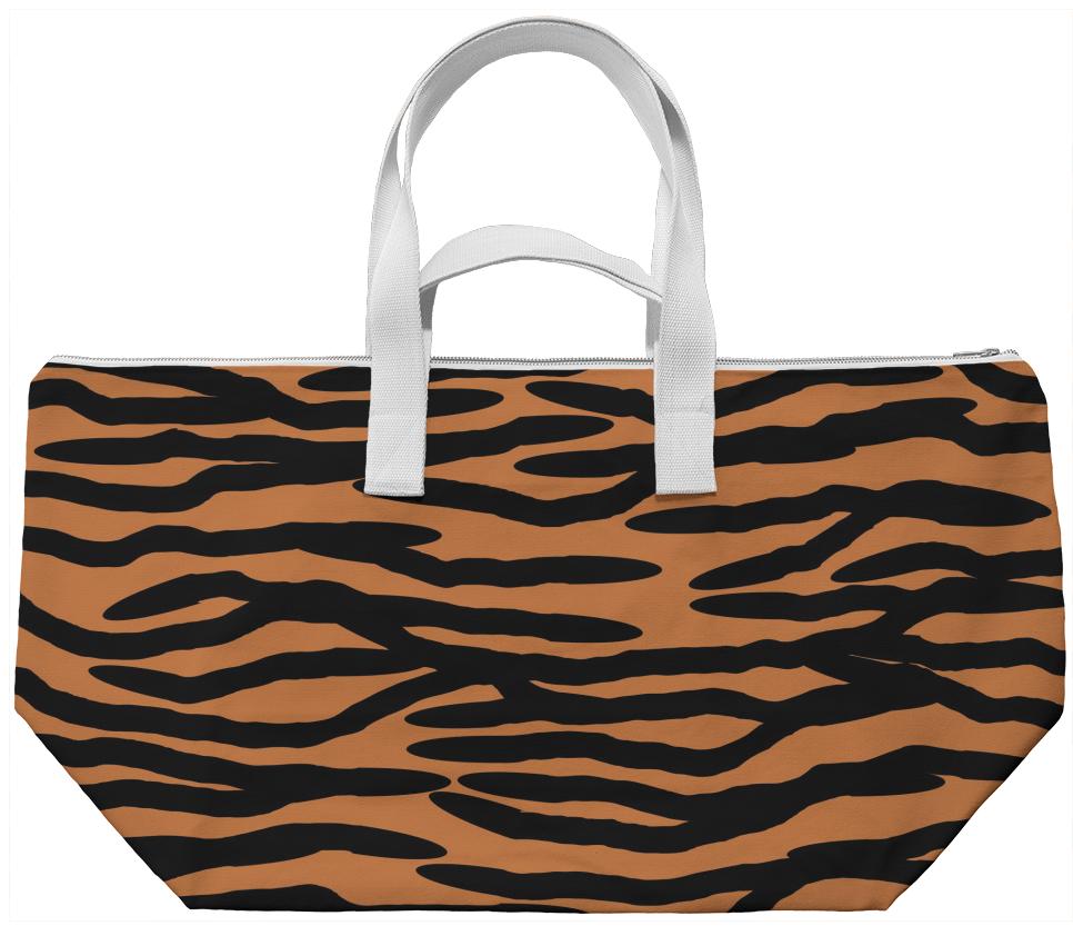 Tiger Skin Design Weekend Bag