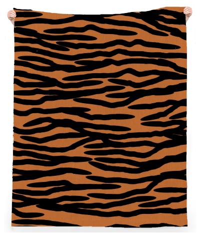 Tiger Skin Pattern Beach Towel