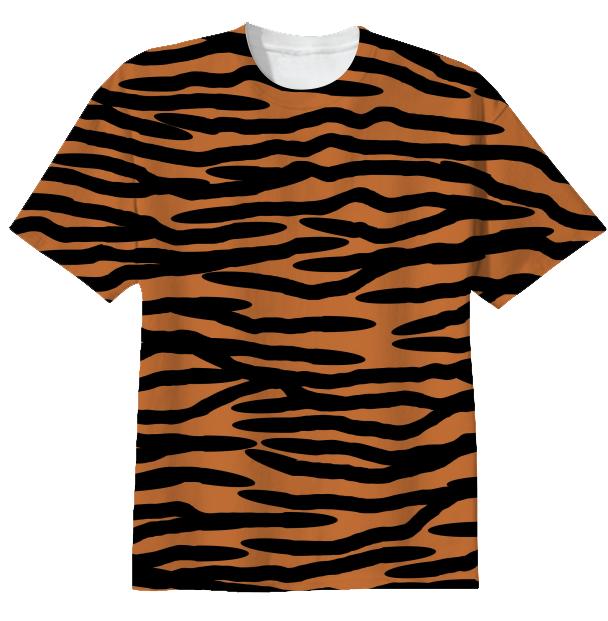Tiger Skin Pattern Tee Shirt