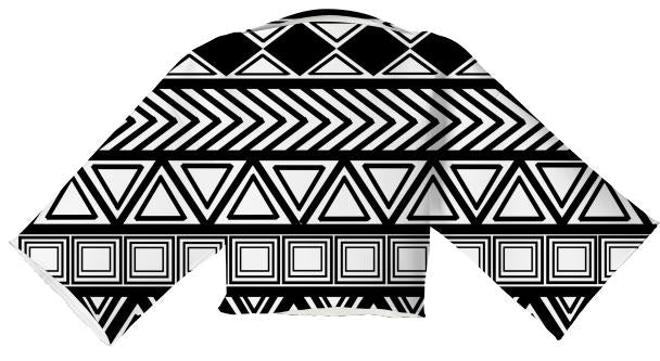 Black And White Tribal Art Jacket