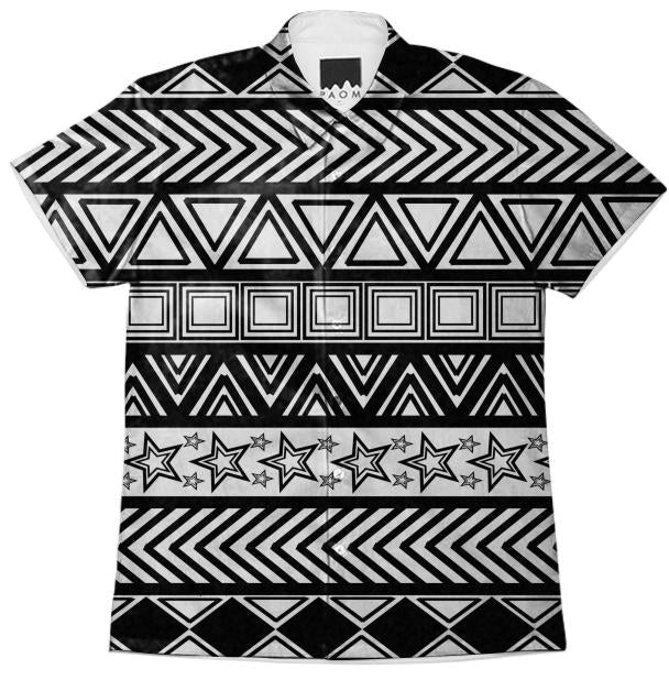 Black and White Tribal Art Shirt