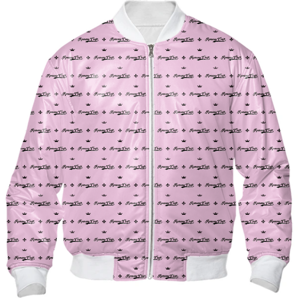 Romany Craft Bomber Jacket - Pink