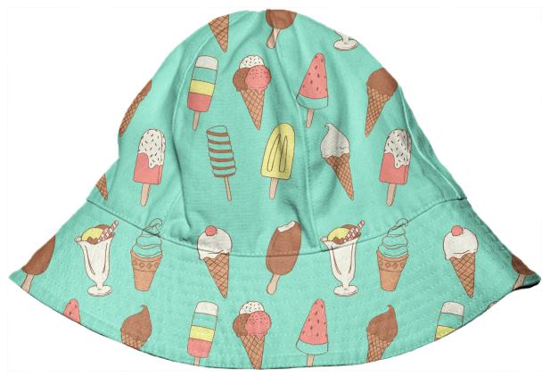 Ice cream addiction kids Bucket Hat