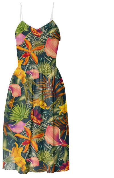 Tropical Summer Dress