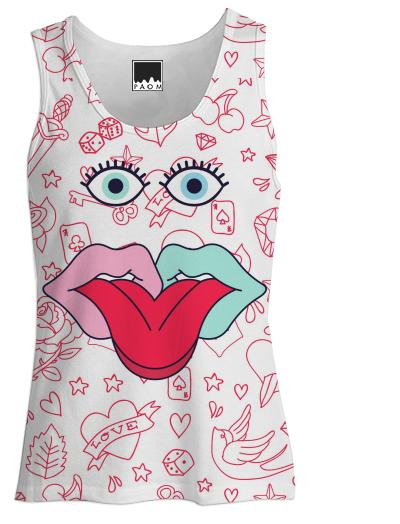 Kiss Tank Top