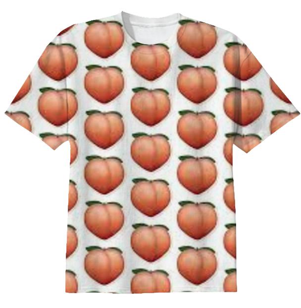 peach emoji t shirt