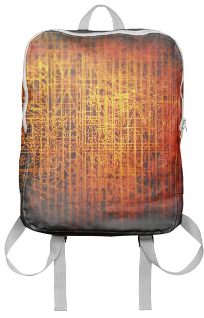 808 orange backpack by Pali