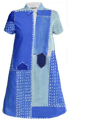 Demin Mini Skirt Dress