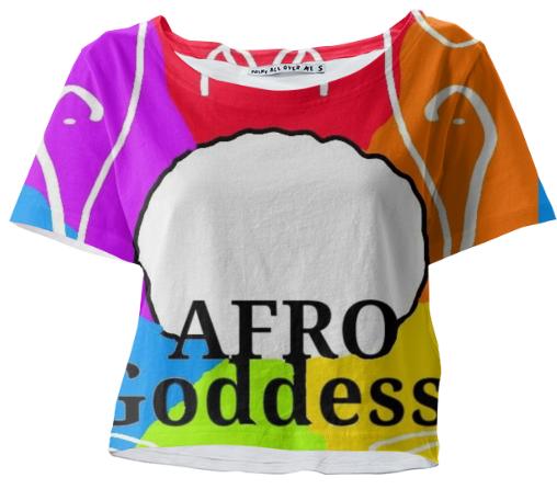 Afro Goddess Crop Top