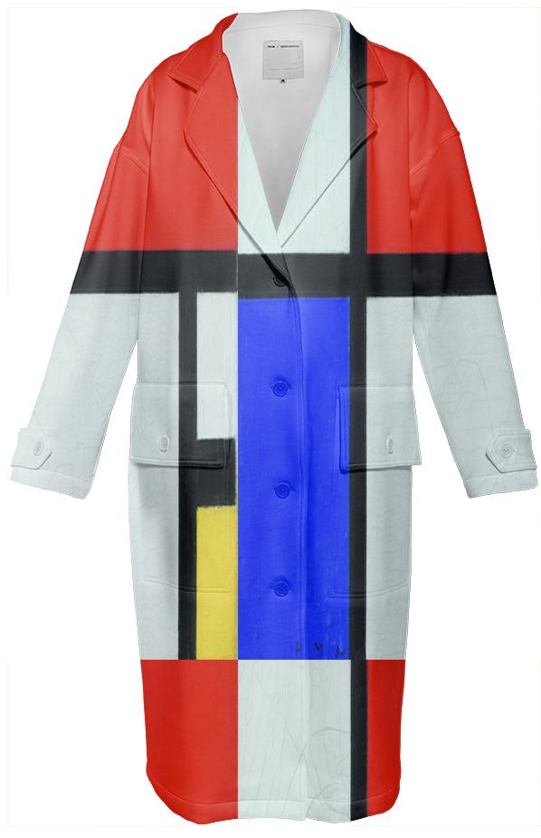 Mondrian Neoprene Trench