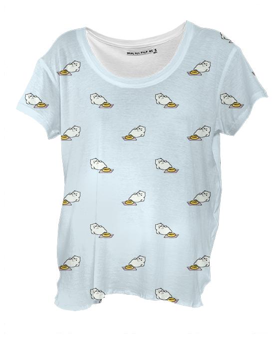 Neko Atsume Tubbs Drape Shirt PAOM - Main Image