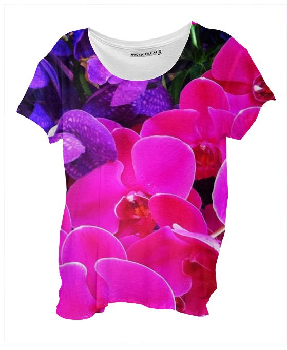 Orchids Drape Shirt