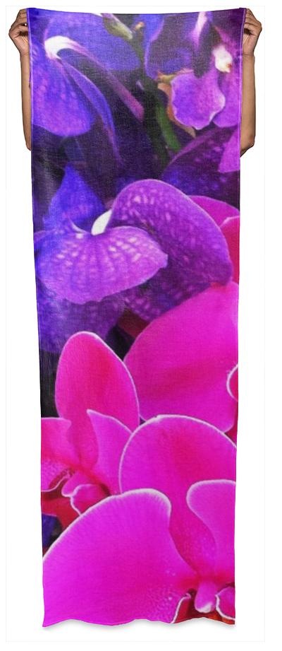 Orchids Wrap Scarf