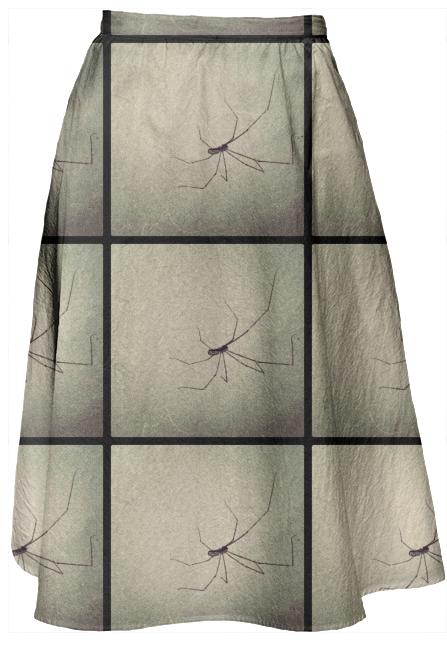 Spider Midi Skirt