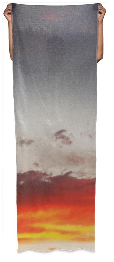 Sunset Clouds Wrap Scarf
