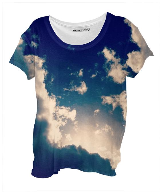 Clouds Drape Shirt
