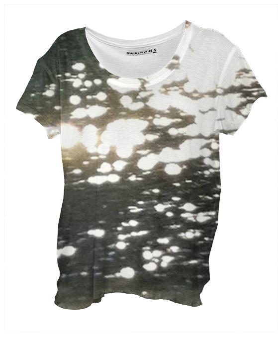 Sunlight Reflection Drape Shirt
