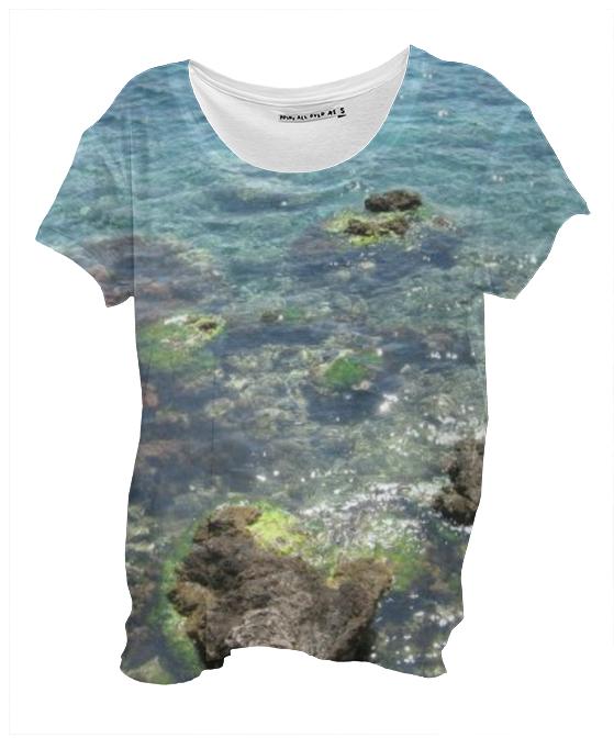 Adriatic Sea Drape Shirt
