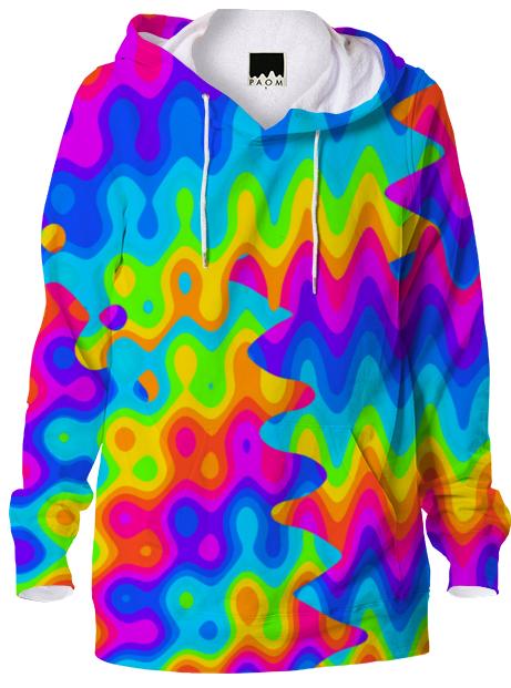 Psychedelic Acid Rainbow Hoodie