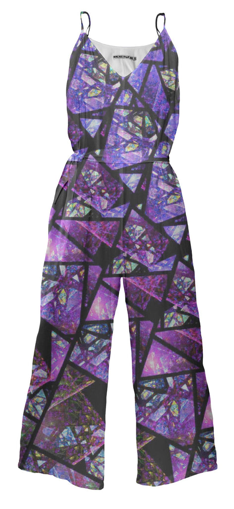 Purple Stained Glass Jumpsuit