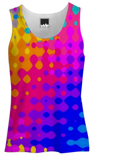Psychedelic Hippy Pattern Tank Top