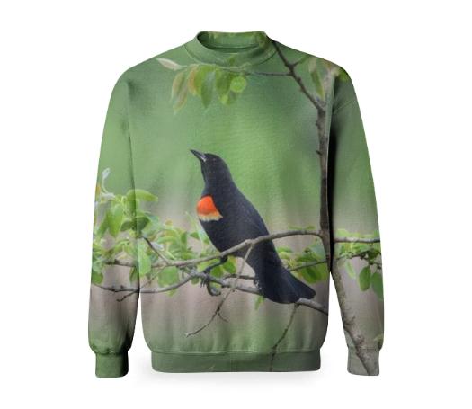 Red Winged Blackbird Sweatshirt