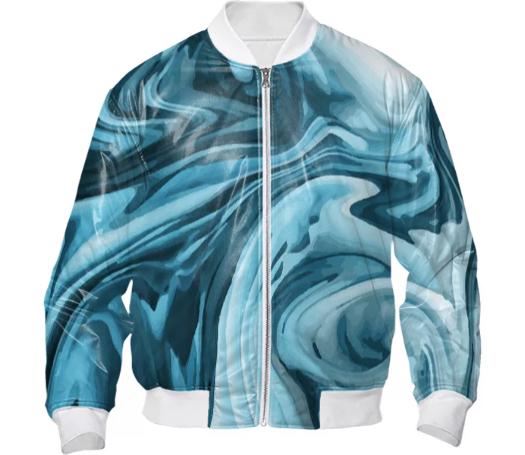 Marble Bomber Jacket BOM0011