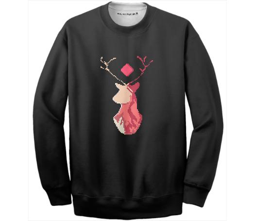 Pastel Deer Shirt Pixel Art