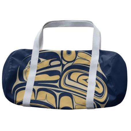 Sand on Cerulean Mosquito Drummer Duffel Bag