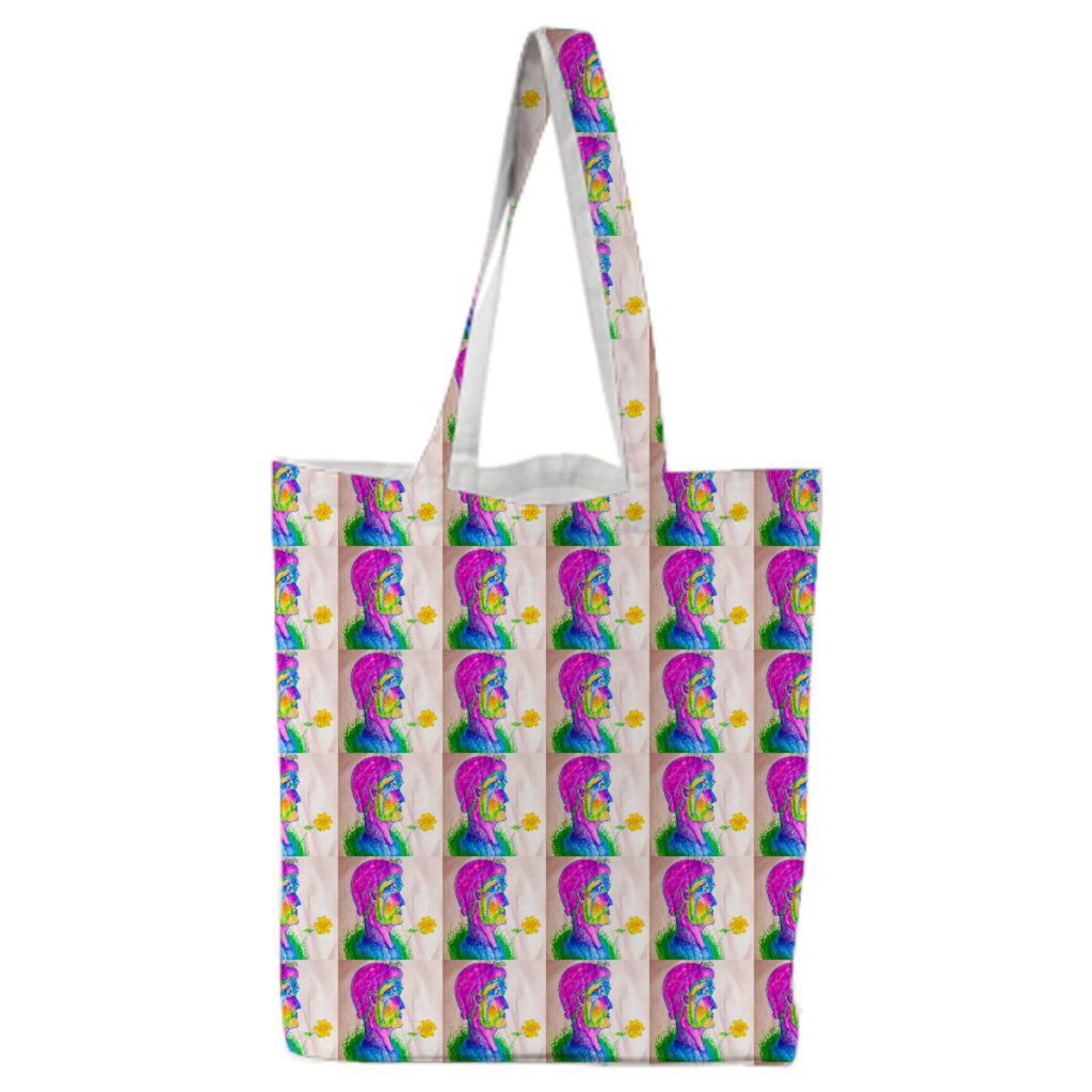 SadHappyFlowerManTote