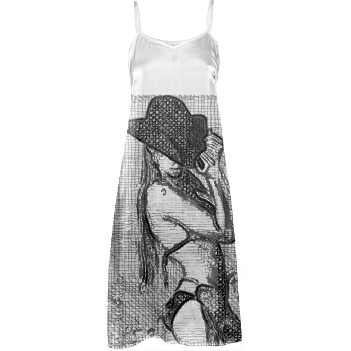 GinSey Art Design Slip Dress