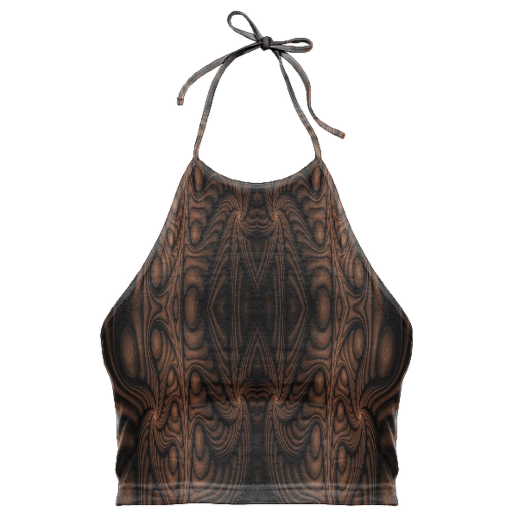 Ancient Gold Cream Fractal Quad 2019 Halter