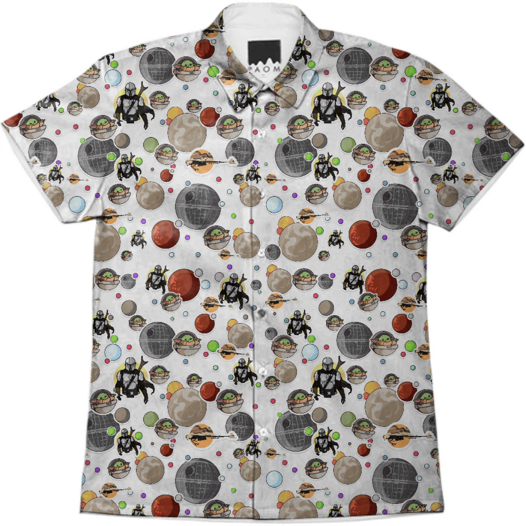 Bounty Hunter Retro Sticker Pattern