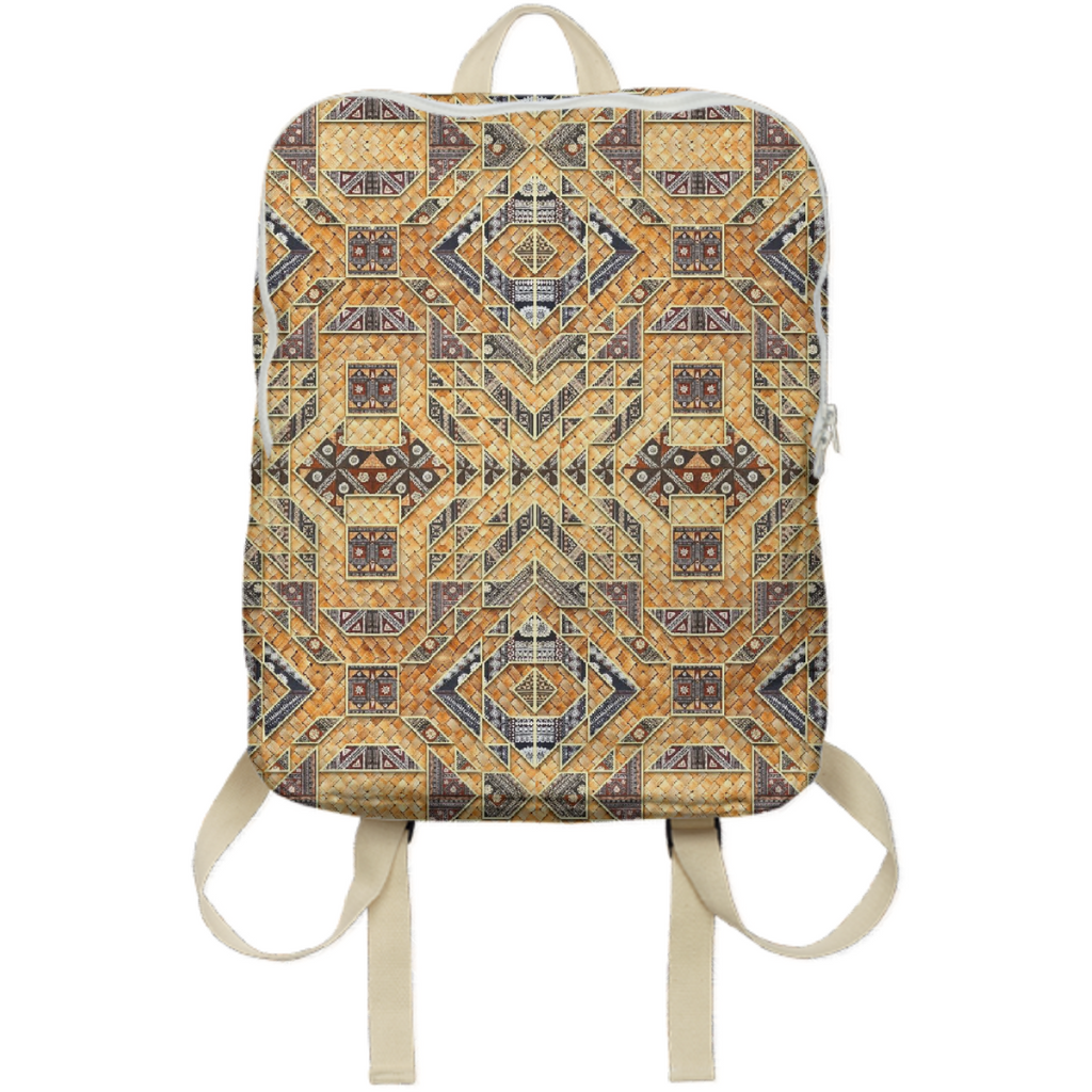 PAOM, Print All Over Me, digital print, design, fashion, style, collaboration, babyboofiji, Backpack, Backpack, Backpack, Fiji, Masi, Palm, Leaf, Woven, Matt, autumn winter spring summer, unisex, Poly, Bags