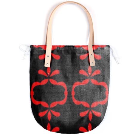 DESIGNERS ETHNO BAG MOROCCO RED BLACK