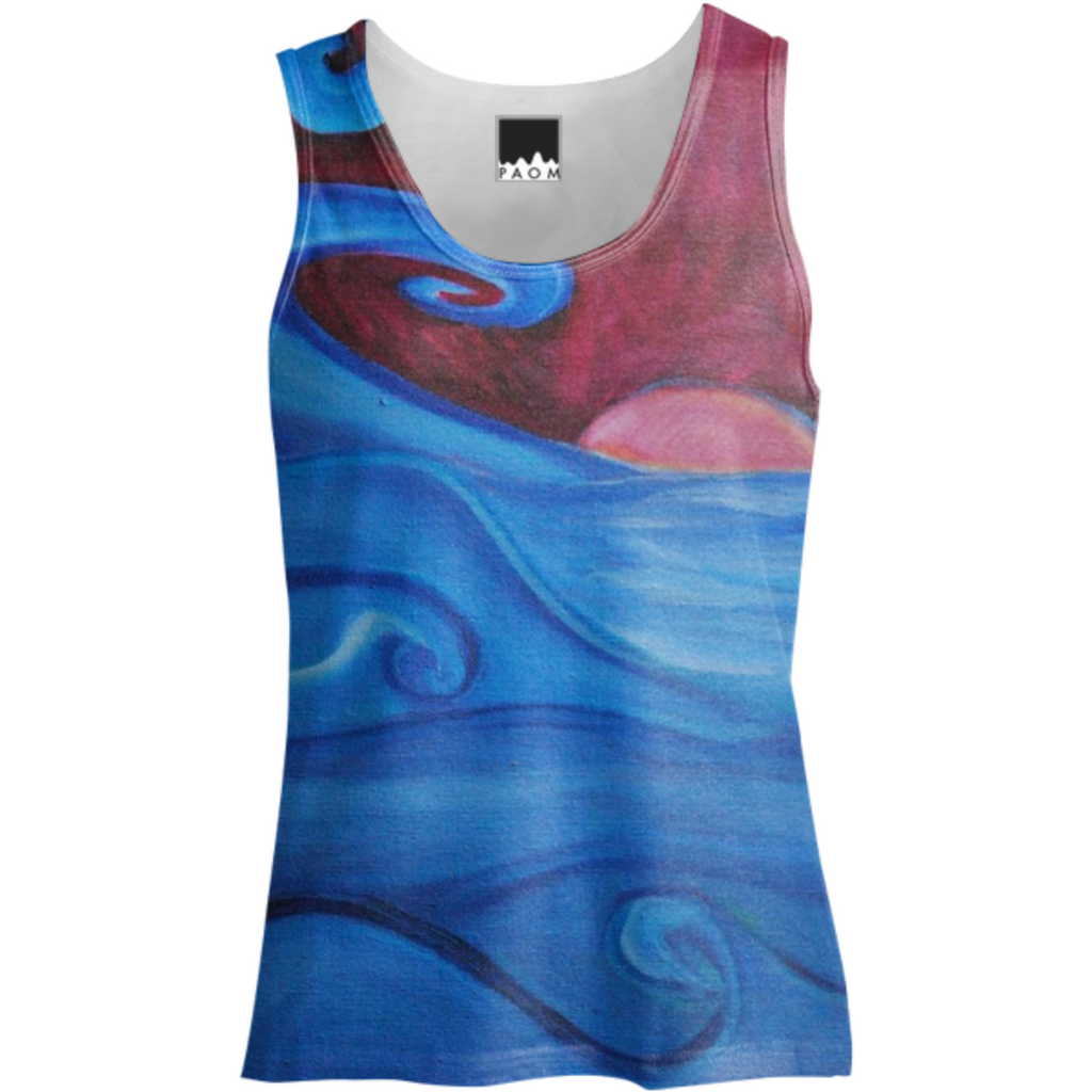 Ocean Wave Aria Tank Top Womens