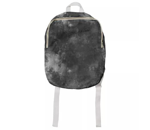 Black and White Marbled Backpack Kids