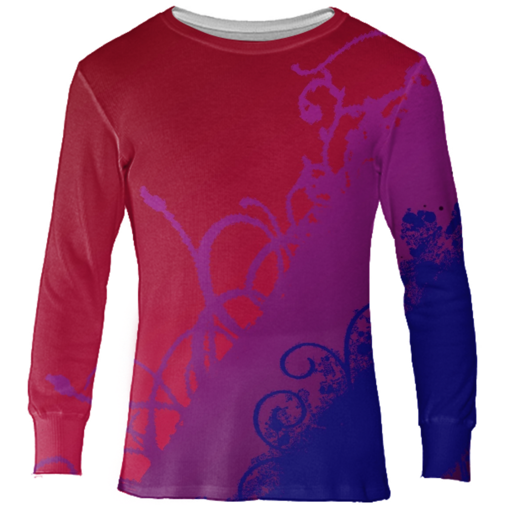 dark blue red