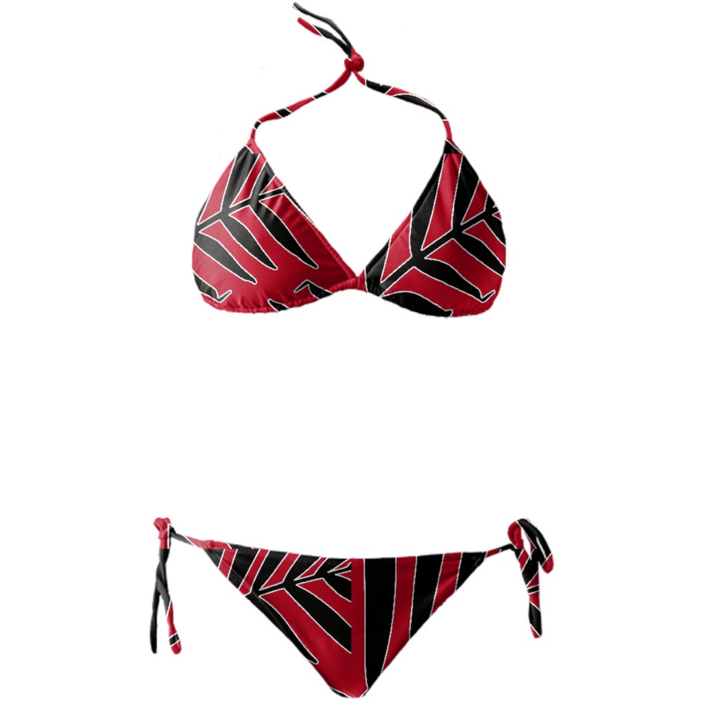 Leaves Silhouette Tropical Style Print