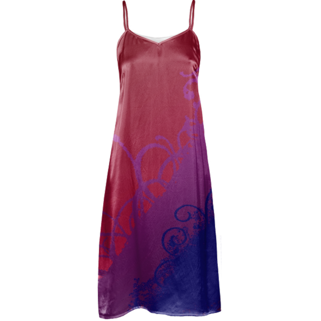 dark blue red