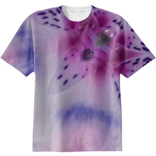 Floral Pattern Detail Tee