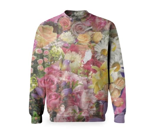 Floral basic sweatshirt