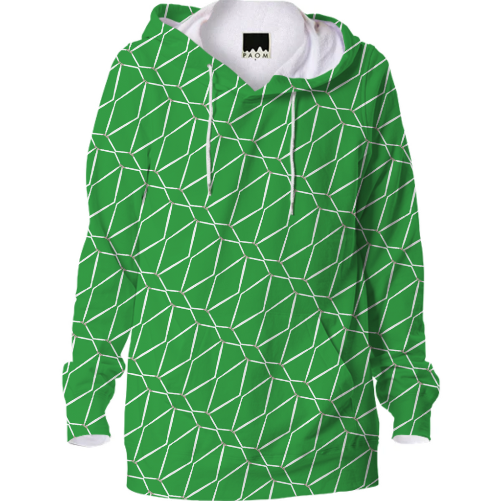 Green and White Geometric