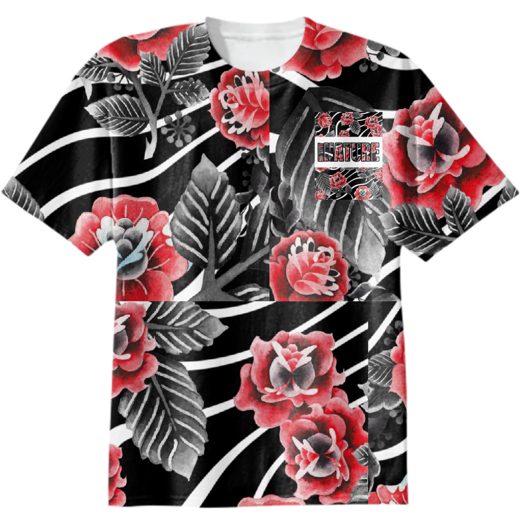Rose Pattern Tee