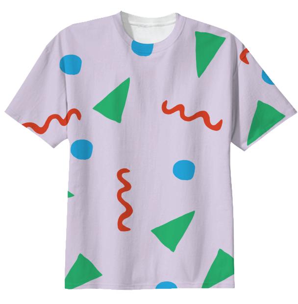 Fun Lavender Pattern Shirt