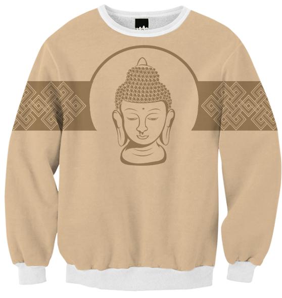 Butter Cream Buddah Sweater
