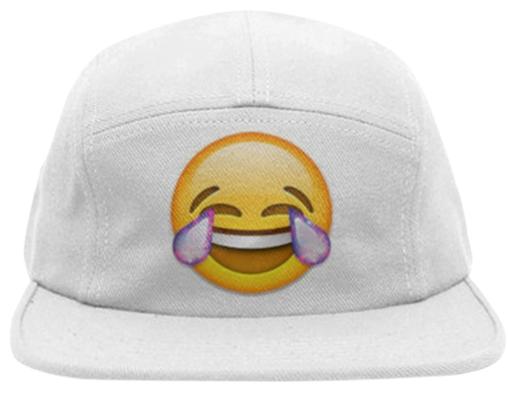 Laughing Emoji Galaxy Tears Baseball Hat