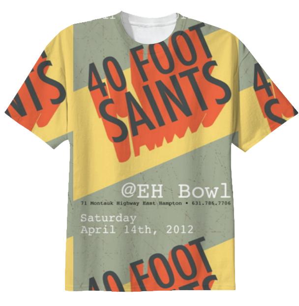 40 Foot Saints Bowling Alley Tee