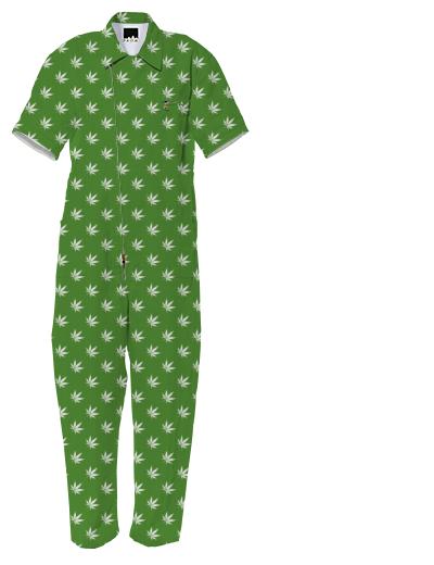 weed jump suit